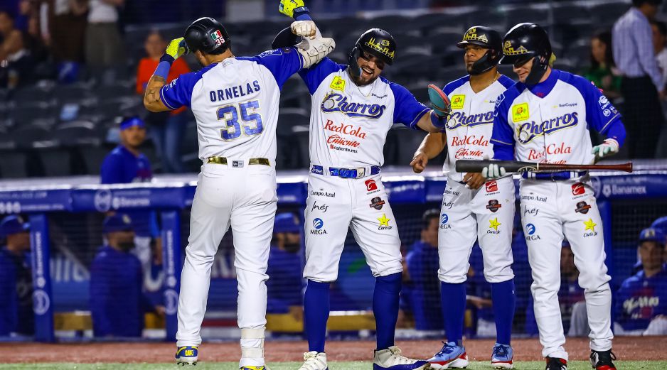 Tirso Ornelas, José Ceceña y Reynaldo Rodríguez pegaron jonrón en el juego. CORTESÍA/Charros de Jalisco