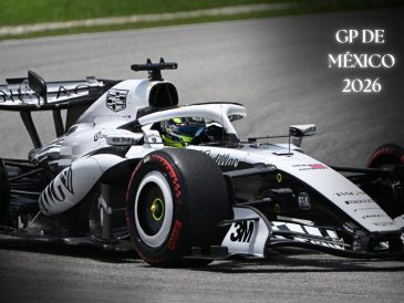 Sergio "Checo" Pérez, a bordo de su monoplaza de Cadillac durante la temporada 2026 de la Fórmula 1. ESPECIAL / AFP y CANVA