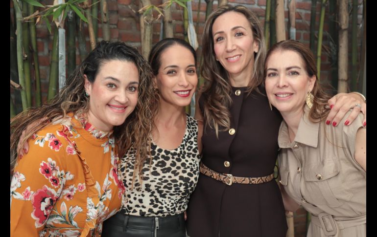Adriana Alonso, Úrsula Martínez, Polet Davo Beck y Francia Santana. GENTE BIEN JALISCO / C. Jimeno