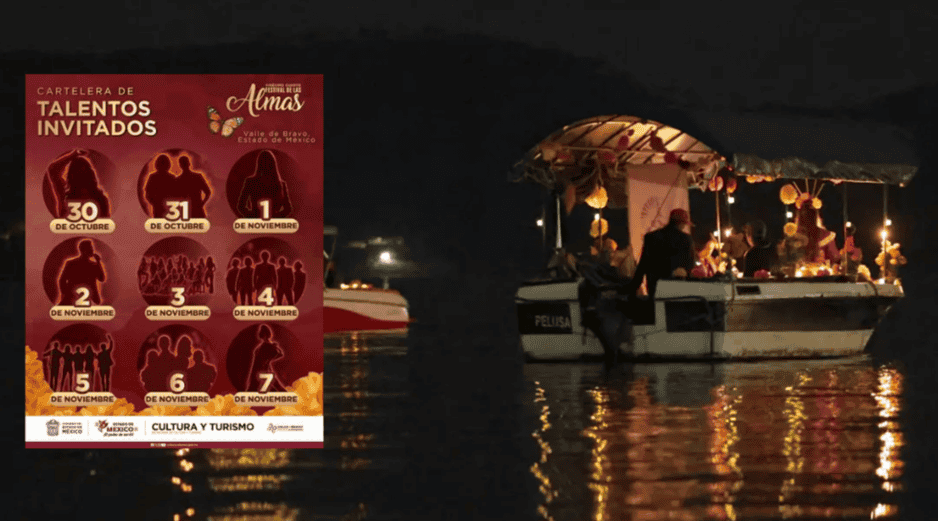 Todas las presentaciones musicales serán a las 8:00 p.m. ESPECIAL / GOBIERNO EDOMEX
