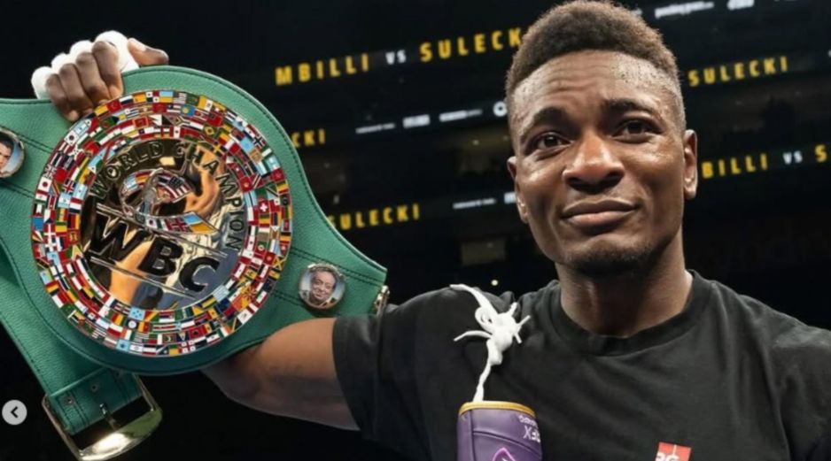 Christian Mbilli llega invicto a su primera defensa del título supermediano del CMB frente a Saúl “Canelo” Álvarez. INSTAGRAM/@chris_mbilli.