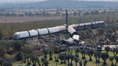 Una plataforma ciudadana permitió compartir reportes de pasajeros y buscar familiares desaparecidos tras el accidente ferroviario en Urda. EFE/C. Moya.
