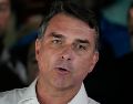 Una vez que aterrizó en Miami, Flávio Bolsonaro denunció un "fraude" en las elecciones y aseguró que se convirtió en una víctima. AP/E. Peres