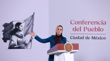 Sheinbaum destacó que el apoyo federal evitará el endeudamiento de Jalisco. EFE/M. Guzmán