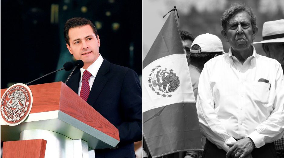 A través de X, Enrique Peña Nieto reaccionó a la muerte de Cuauhtémoc Cárdenas. SUN / NTX / ARCHIVO