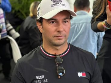 El mexicano Sergio Pérez, en rueda de prensa en el primer día de actividades del Gran Premio de México 2026. EL INFORMADOR / P. Gallardo