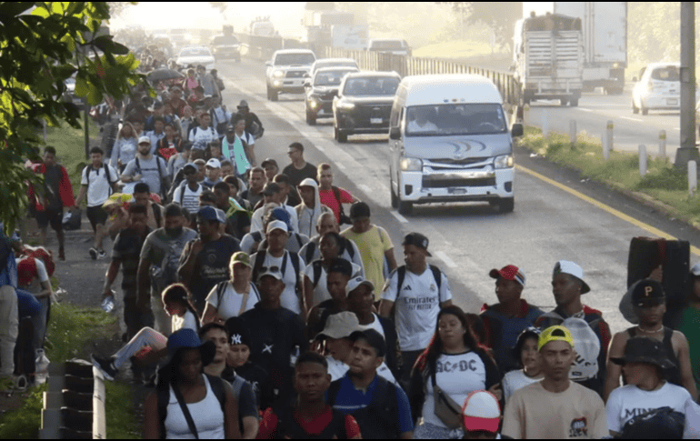 El fenómeno de las caravanas migrantes se enmarca en una crisis de movilidad humana sin precedentes. EFE/ARCHIVO