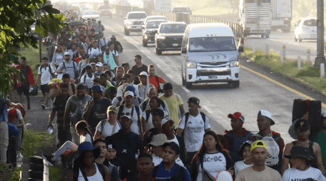 El fenómeno de las caravanas migrantes se enmarca en una crisis de movilidad humana sin precedentes. EFE/ARCHIVO