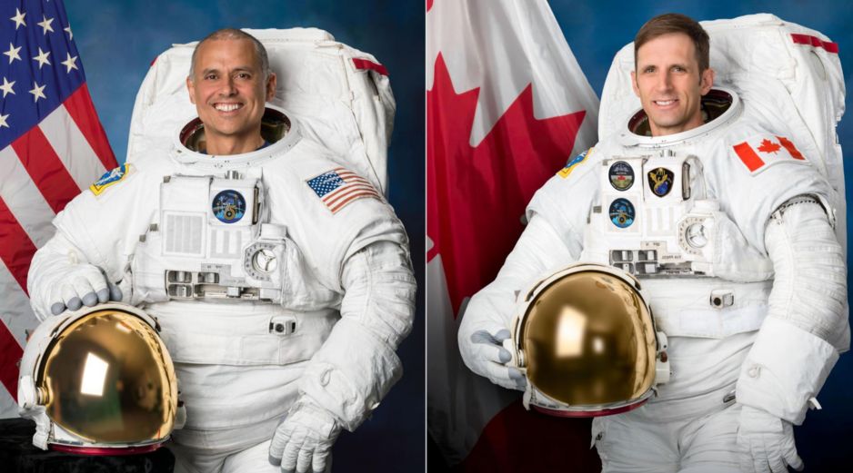 Con esta salida, Kutryk pasa a ser el quinto astronauta canadiense que trabaja en el exterior de una nave en órbita. EFE / NASA