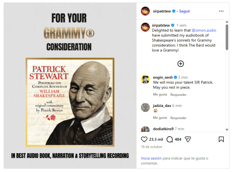 &nbsp;INSTAGRAM/@sirpatstew