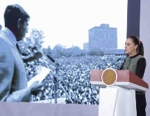 Sheinbaum adelantó que el Gobierno de México le organizará un homenaje a Cuauhtémoc Cárdenas, pero necesitan ponerse de acuerdo con la familia. SUN/F. Rojas