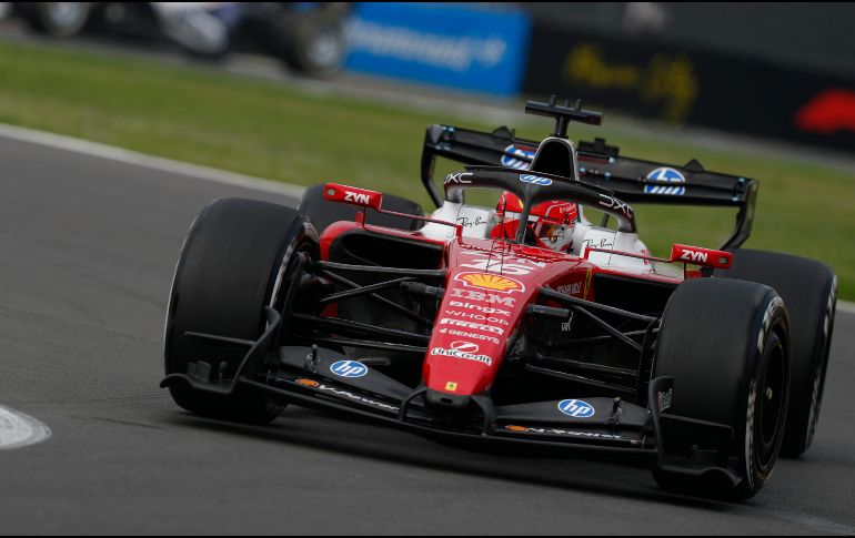 Charles Leclerc, durante la primera práctica libre del GP de México 2026. EFE / I. Esquivel
