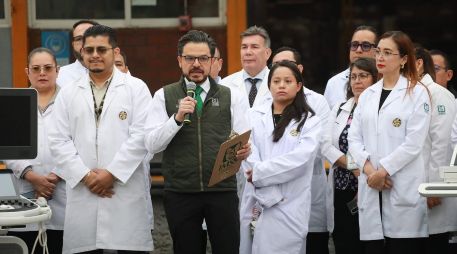La distribución de este primer paquete de equipamiento médico refleja los primeros avances del plan 12 acciones en 120 días. ESPECIAL