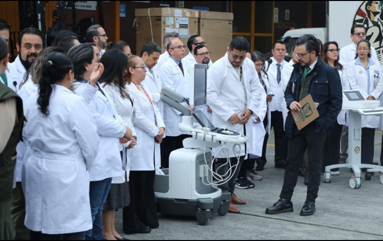 La distribución de este primer paquete de equipamiento médico refleja los primeros avances del plan 12 acciones en 120 días. ESPECIAL