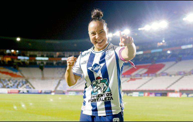 Charlyn Corral. En su último año futbolístico, la delantera de las Tuzas del Pachuca anotó 49 goles en 49 partidos. IMAGO7