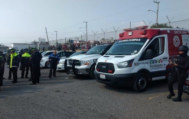 Alrededor de 300 elementos de la policía mexiquense mantienen el control del penal de Chiconautla. TWITTER / @CESC_Edomex