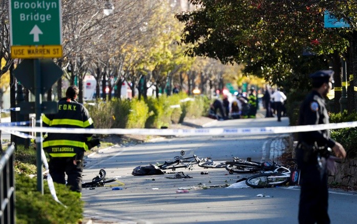 El incidente es investigado como posible caso de terrorismo. EFE / J. Lane