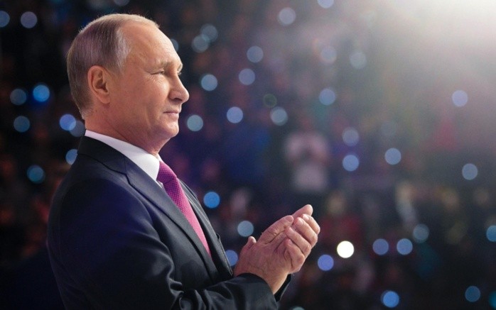 Será la cuarta vez que Putin concurra a una elección, tras la de 2000, 2004 y 2012, con el paréntesis de cuatro años como primer ministro entre 2008 y 2012. AP / A. Druzhinin