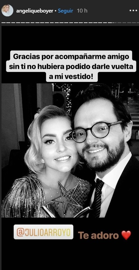 Angelique Boyer se pone vestido al revés en los premios TVyNovelas