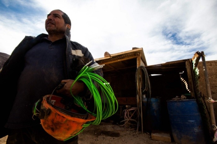 OBJETIVO. Los mineros buscan que sus ingresos aumenten. AFP