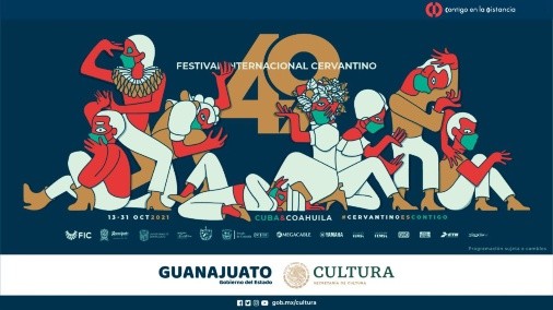 El festival cultural más importante de México. #49FIC H í B R I D O ,13 al 31 octubre de 2021. TWITTER / @cervantino