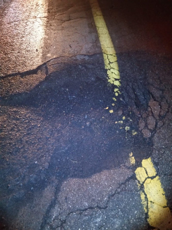 Temblor hoy Reportan socavón en carretera federal 80 GuadalajaraBarra