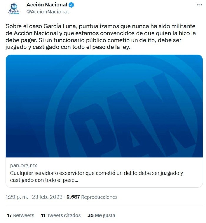 Evade líder nacional de la Coparmex el tema de García Luna - Puebla