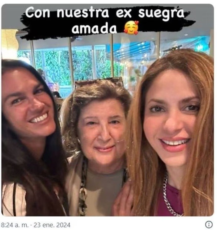 Esta sería la publicación de Shakira