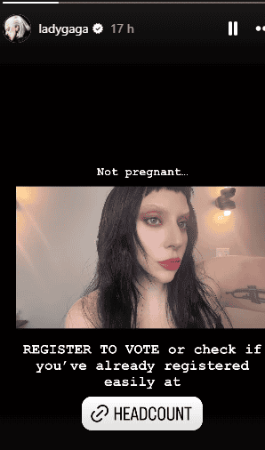  La cantante aclaró los rumores de embarazo. INSTAGRAM/ ladygaga