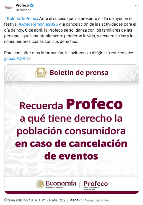 Profeco. 