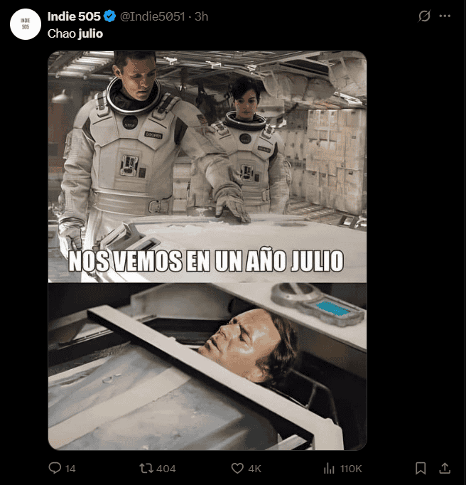 X/  @Indie5051&nbsp;