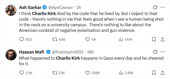 Usuarios aseguran que Charlie Kirk murió de la forma en que 