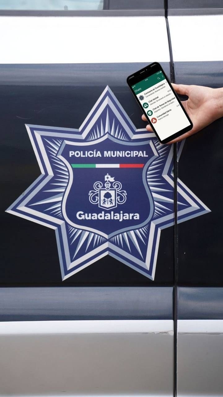  Estos chats permiten a las y los ciudadanos de Guadalajara mantener contacto directo con comandantes y personal de la Comisaría. ESPECIAL / Comisaría de Guadalajara
