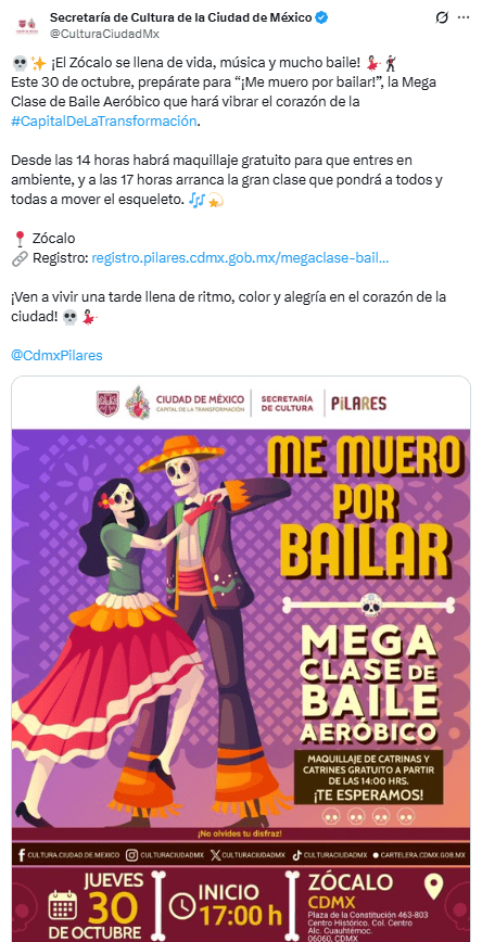 X / @CulturaCiudadMx 