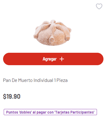  Pan de muerto. ESPECIAL / Soriana