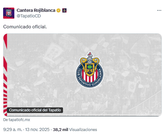 X / @TapatioCD&nbsp;