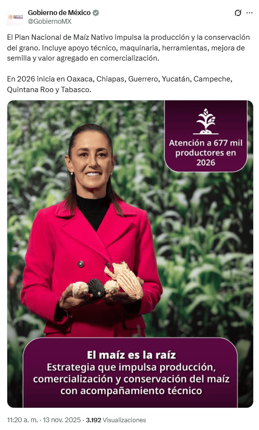 X / @GobiernoMX&nbsp;