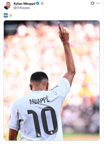 X / @KMbappe&nbsp;