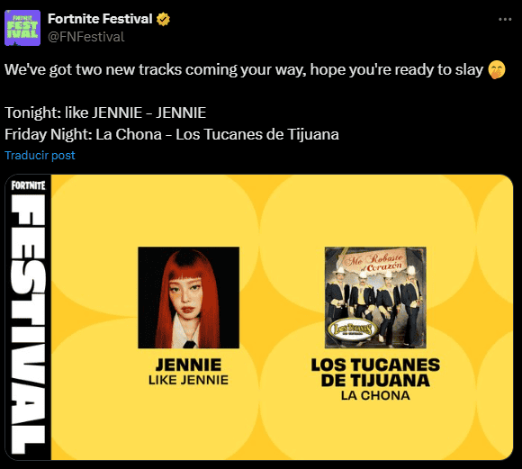 &nbsp;ESPECIAL / X / @FNFestival