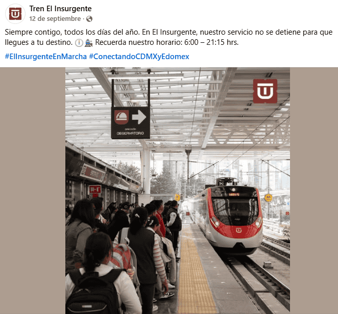 &nbsp;Facebook/Tren el Insurgente