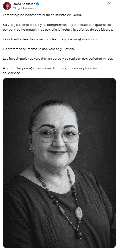 &nbsp;X / @LaydaSansores