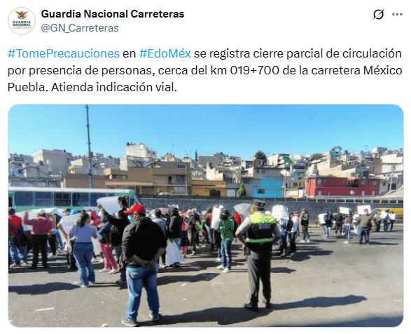 X / @GN_Carreteras&nbsp;&nbsp;&nbsp;&nbsp;