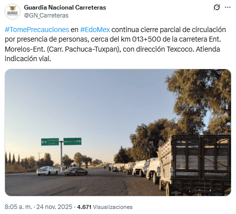 X / @GN_Carreteras&nbsp;&nbsp;