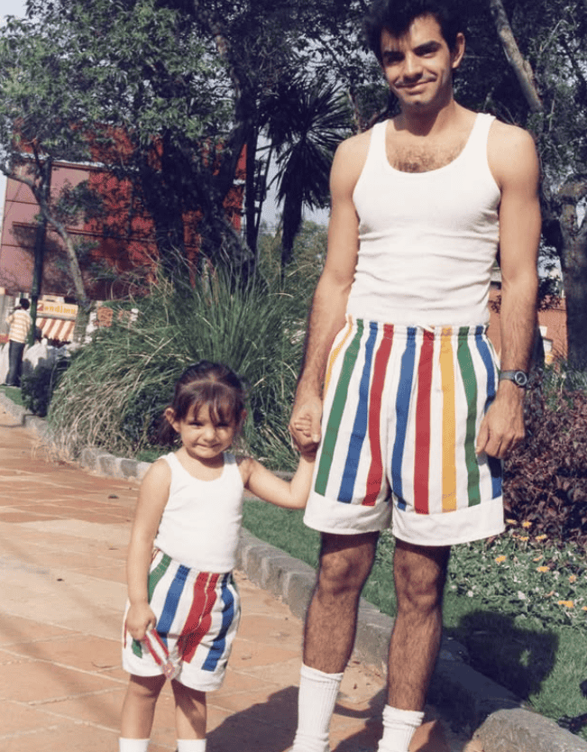 &nbsp;Gabriela Michel y Eugenio Derbez  comenzaron una relación por la  la cuál nació Aislinn. INSTAGRAM / @aislinnderbez