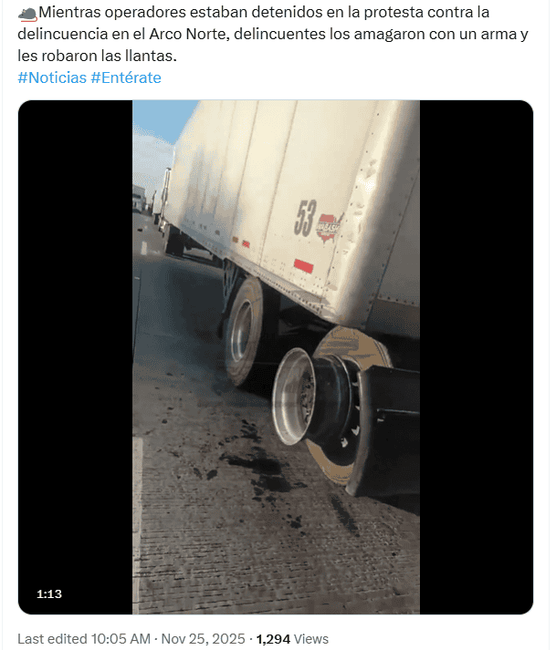 Video subido a redes sociales. ESPECIAL / X&nbsp;