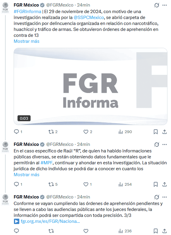 &nbsp;X / @FGRMexico