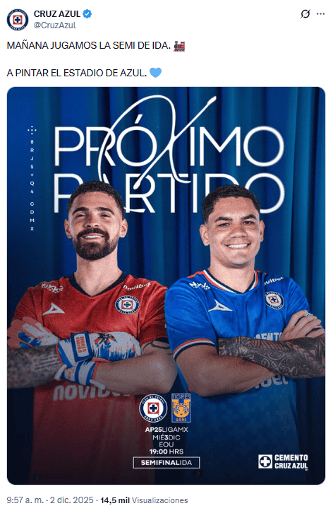 X / @CruzAzul 