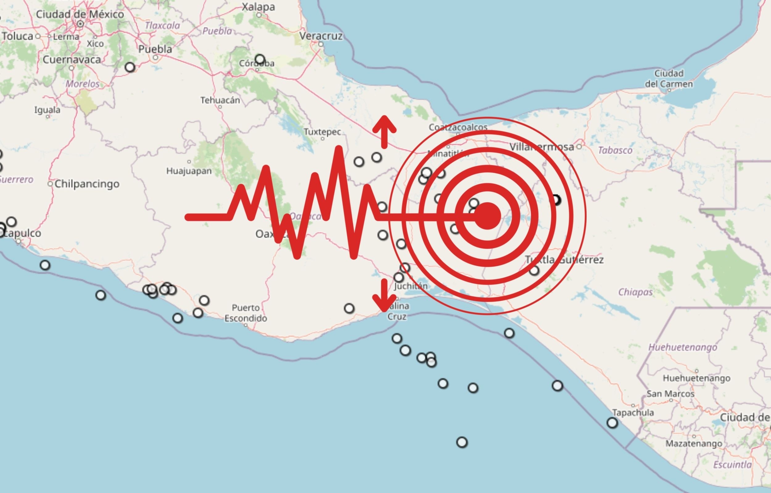 &nbsp;Sismo en Chiapas. ESPECIAL /SSN