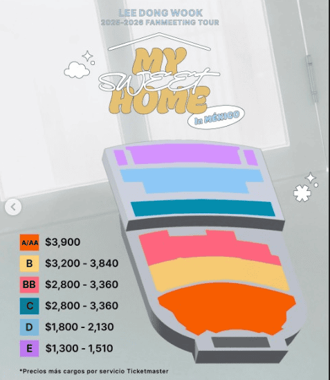 &nbsp;Precios por secciones en el Teatro Metropólitan para el fanmeeting 