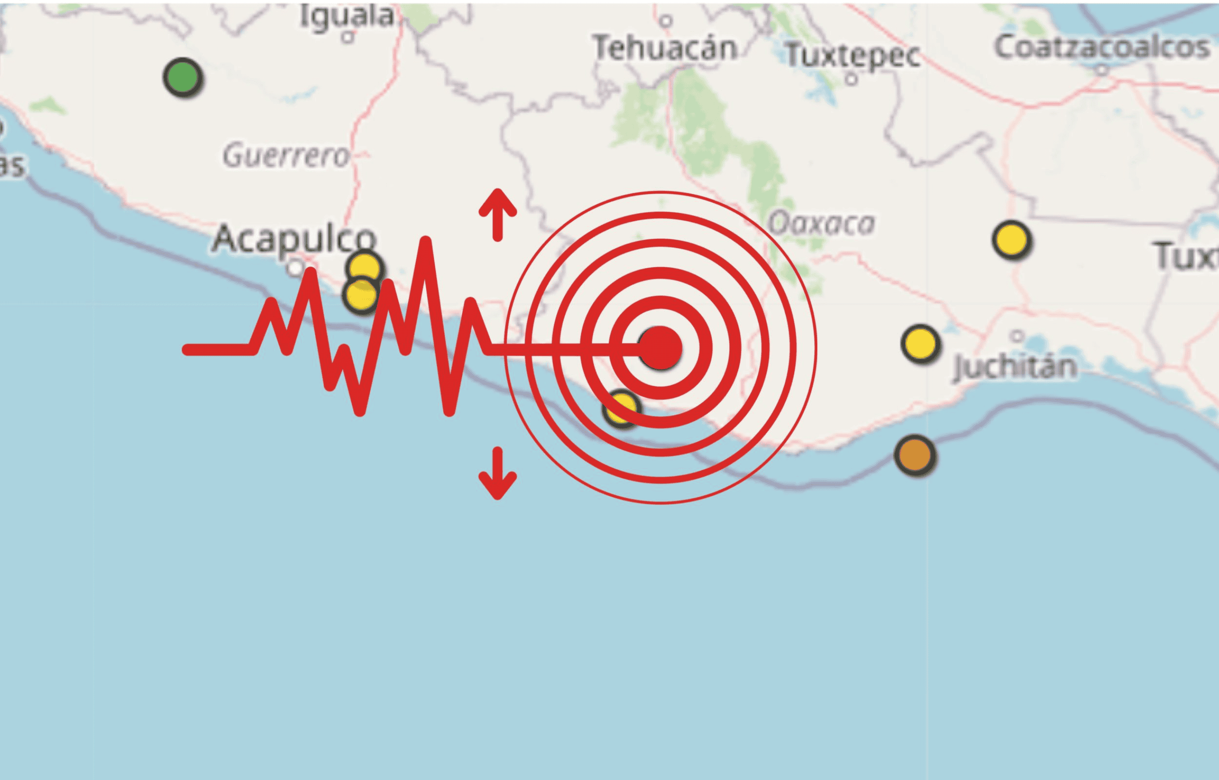   Sismo en Oaxaca. ESPECIAL / SSN